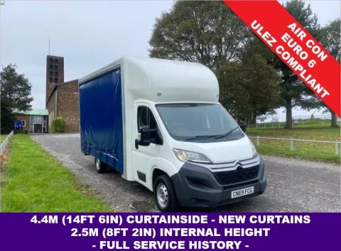 2019 CITROEN RELAY 2.0Hdi 3.5t. 4.5m. Low Loader Curtainside Luton, Peugeot, Transit Type, Eu.6, 130Bhp img
