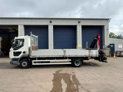 2022 DAF 12T GVW Dropside with Rear Mouted Crane Crane Mounted img