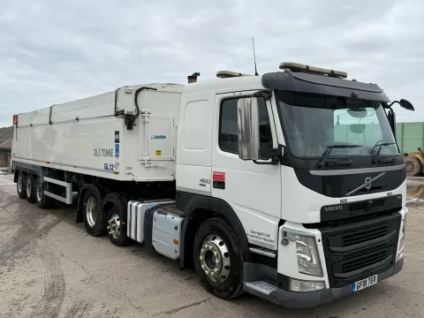 2018 VOLVO FM460 EURO 6 SLEEPER CAB TRACTOR UNITS AND TITAN INSULATED WALKING FLOOR TRAILERS, img