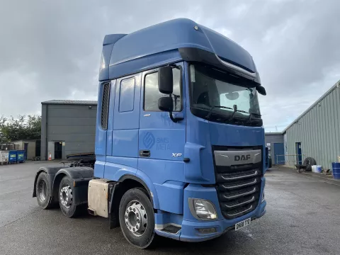 2018 68 DAF XF 12.9 480 FTG AUTO (480 BHP) 6x2 HIGH ROOF DOUBLE SLEEPER. WET KIT   TIPPING GEAR img