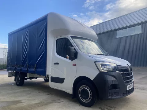 2021 21 RENAULT MASTER 2.2 DCI, 3.5 TONNE 4.2 METRE CURTAIN SIDE BODY img