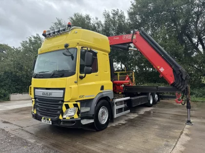 2015 Daf cf 85 400 crane truck img