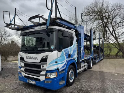 2019 Scania P410 car transporter img