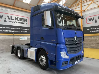 MERCEDES ACTROS 2645 STREAMSPACE *EURO 6* 6X2 TAG AXLE TRACTOR UNIT – 2015 – Y3 MNU img