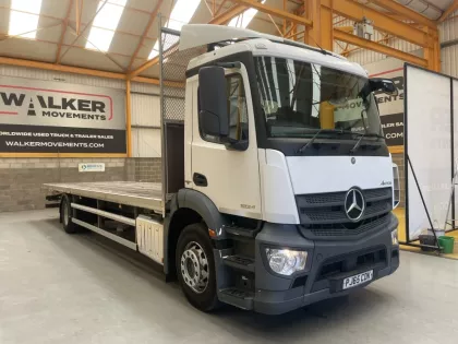 MERCEDES BENZ ANTOS 1824 4X2, *EURO 6* 18 TONNE FLATBED - 2015 - PJ65 CDK img
