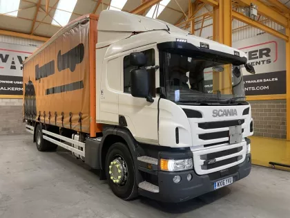 SCANIA P250 *EURO 6* 18 TONNE 4X2 CURTAINSIDER - 2016 - WX16 YVU img