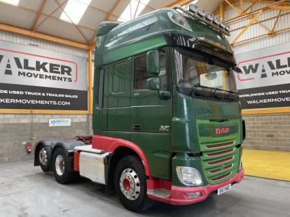 DAF XF106 510 *EURO 6* SUPER SPACE, 6X2 TAG AXLE TRACTOR UNIT - 2017 - SV17 HGG img