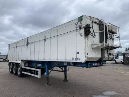 CRANE FRUEHAUF 55 CU-YD ALUMINIUM PLANK SIDED BULK TIPPING TRAILER – 2014 – C371739 img