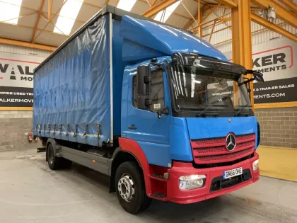 MERCEDES BENZ ATEGO 1521 *EURO 6* 15 TONNE CURTAINSIDER – 2016 – GN66 OHE img