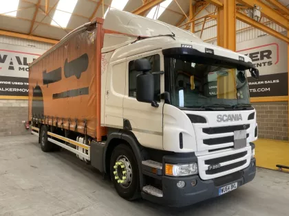 SCANIA P250 *EURO 6* 18 TONNE 4X2 CURTAINSIDER - 2014 - WU64 BKL img