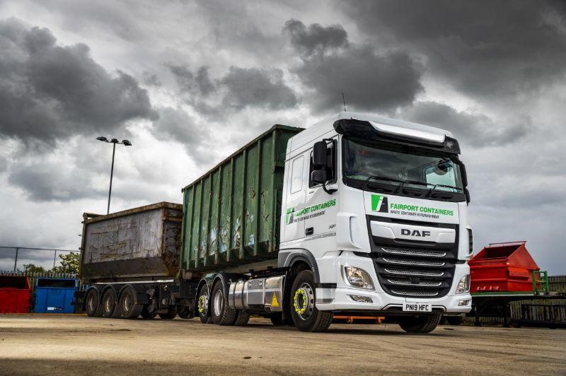 Fairport Containers receives its first ever DAF Truck News Commercial Motor