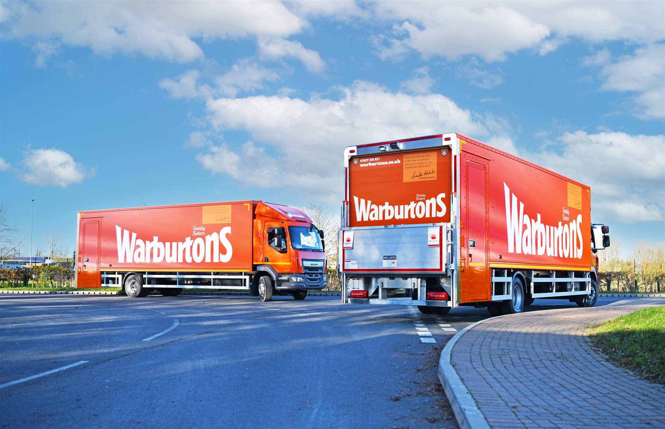 38 new DAFs with Tiger Trailers bodies for Warburtons - Vimarsana News