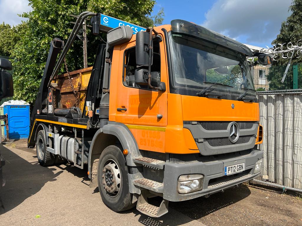 Used MercedesBenz skip trucks for sale in the UK Commercial Motor