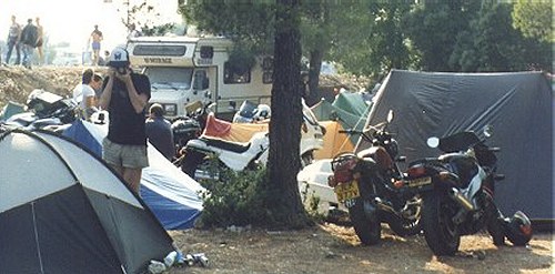 Bol d'Or campsite, Circuit Paul Ricard, 1989