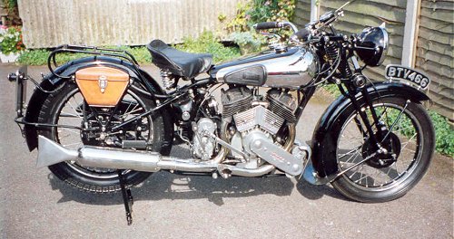 The SS80 ridden by Mr Minton. Classy.