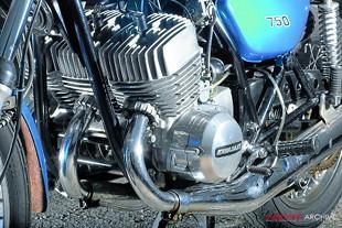 1972 Kawasaki H2 750cc engine