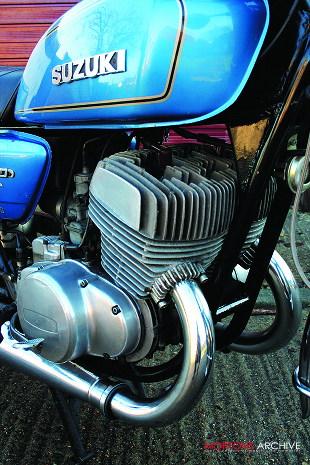 Suzuki GT500 two stroke twin motorcycle