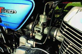 Suzuki GT500 two stroke twin motorcycle