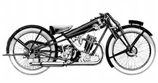 Famous triangulated frame that gave Cotton's legendary handling