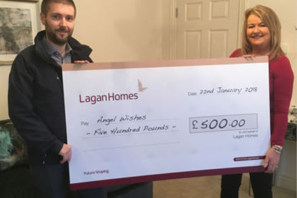 Angel Wishes Cheque Handover 2