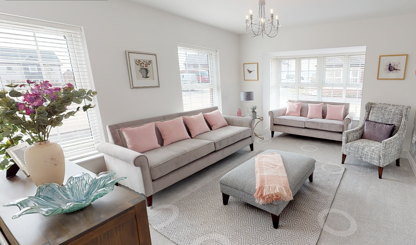 Explore Detached Show Home at Millmount Village, Dundonald in 3D