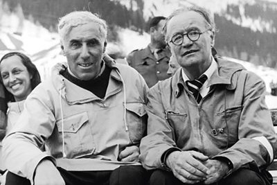 Hannes Schneider, Sir Arnold Lunn Hannes Schneider, Sir Arnold Lunn