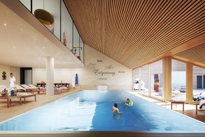 Schwimmbad Rendering Schwimmbad Rendering
