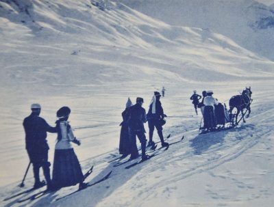 Skijöring um 1900 ©Sammlung Franz Karl und Thomas Eggler, Bludenz Skijöring um 1900 ©Sammlung Franz Karl und Thomas Eggler, Bludenz