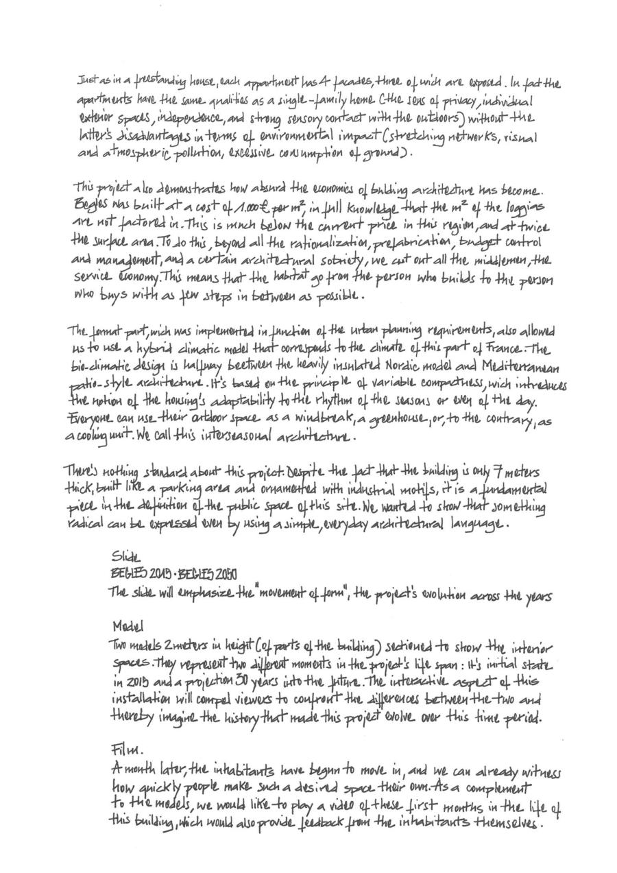 Essay Life Is A Journey Letter To Alejandro Aravena Lan Local Architecture Network Paris Begles Begles Argumentative Essay About Information Technology Privacy Radiation Eyewitness Testimony Essay also Apply Texas Essays Topics Information Technology Essay Technology Essay Computer Technology Essay Lady Macbeth