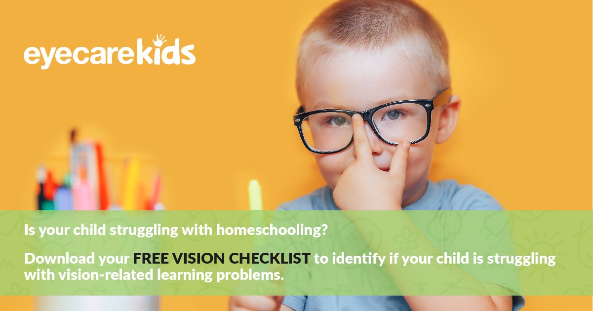 Free Download! Checklist of Vision Problems Eyecare Kids