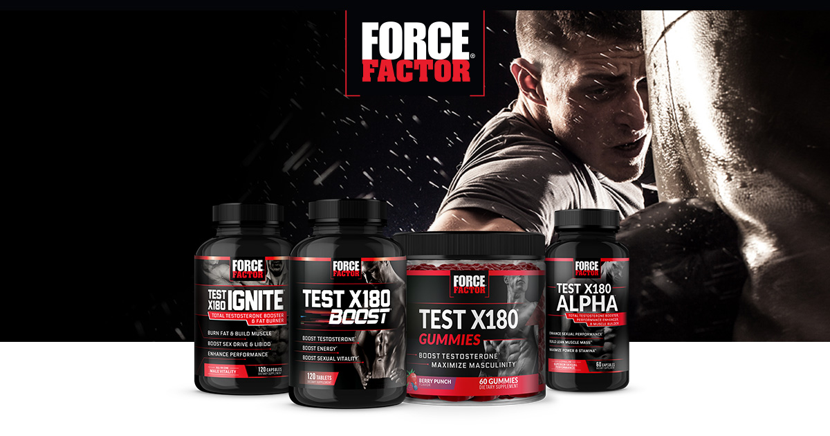 Test X180® Gummies Testosterone Booster Force Factor
