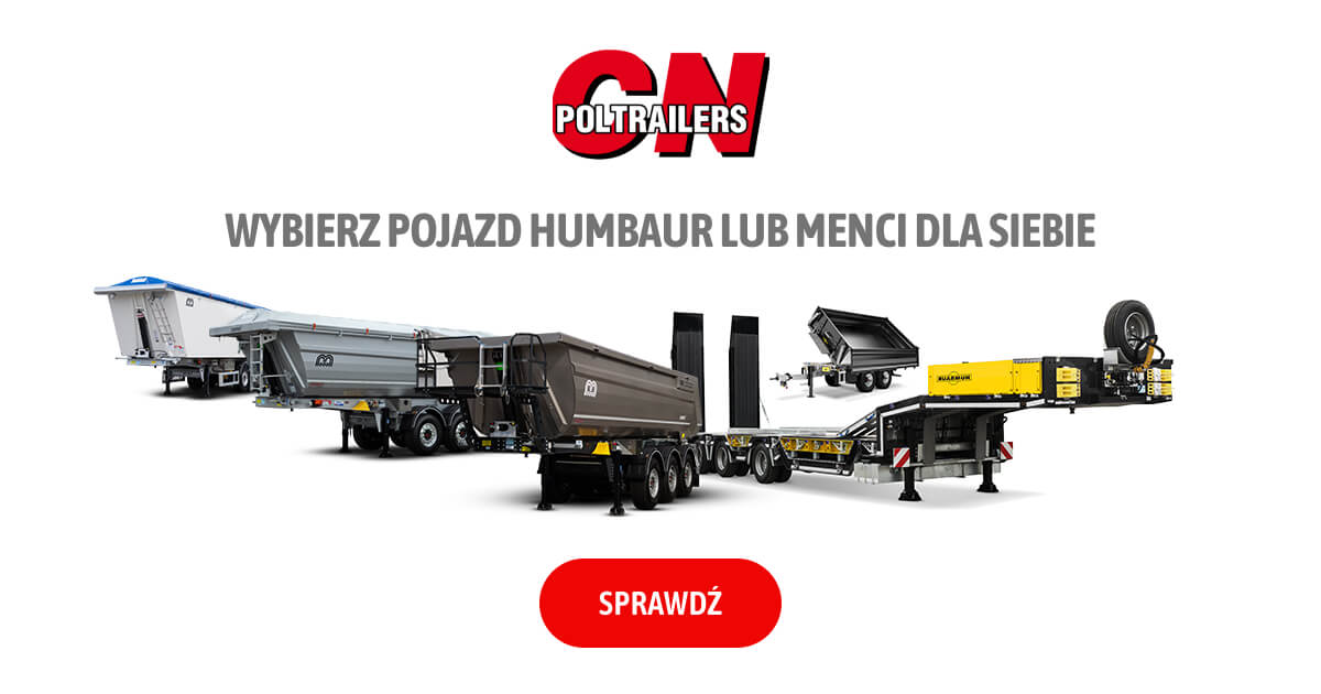 Humbaur Menci Zasław Polska – Przyczepy, Wywrotki, Naczepy