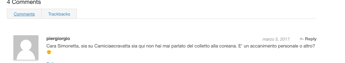 commento elegantology