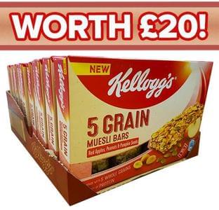 40 Kellogg's Muesli Bars for £2.99 (was £20)!