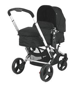 Mothercare Xpedior Pram and Pushchair Travel System Package - Black