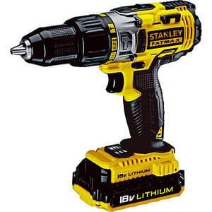Stanley Fatmax Cordless Hammer Drill with 2 x Batteries- 18V