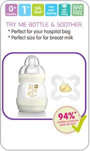 MAM Baby Bottle and Soother (2 Pack) for £3.99 at MAM UK