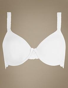 Lace Wing Smoothing Underwired Non-Padded Bra