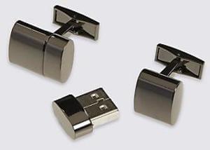 How cool are these 8GB USB Cufflinks - £6.40 at M&S