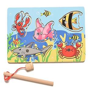 STOCKING FILLER ALERT! Wooden fishing game £2 inc P&P
