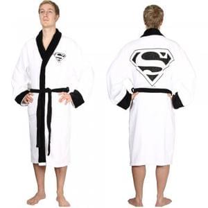 Superman White Adult Bath Robe £16.20 (using code)
