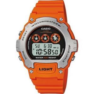Casio Men's Orange Illuminator LCD Watch.