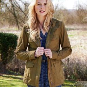Cherokee Women's Fleece Lined Khaki Parka - Half Price at Argos