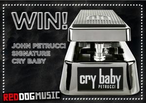 Win a John Petrucci Signature Cry Baby Wah Pedal