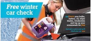 FREE Winter car check at Halfords