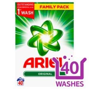 Ariel Washing Powder Discount 40 Washes 2.6Kg