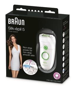 Braun Silk-Epil 5 Power 5780 Epilator with 7 Extras at Amazon deal of the day