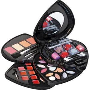 Discounted Pretty Pink Heart Shaped Cosmetic Box and Make-up Set @ Argos