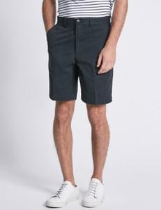 Pure Cotton Tailored Fit Chino Shorts @ M&S