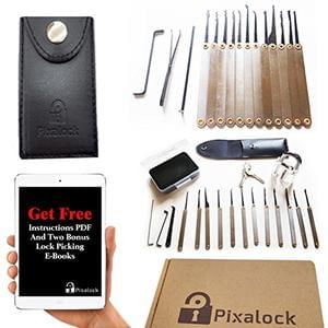 Pixalock lock picking set -15 pieces with FREE delivery